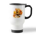 كوب قهوة للسيارة لون ابيض بتصميم غضب ناتسو فيري تيل