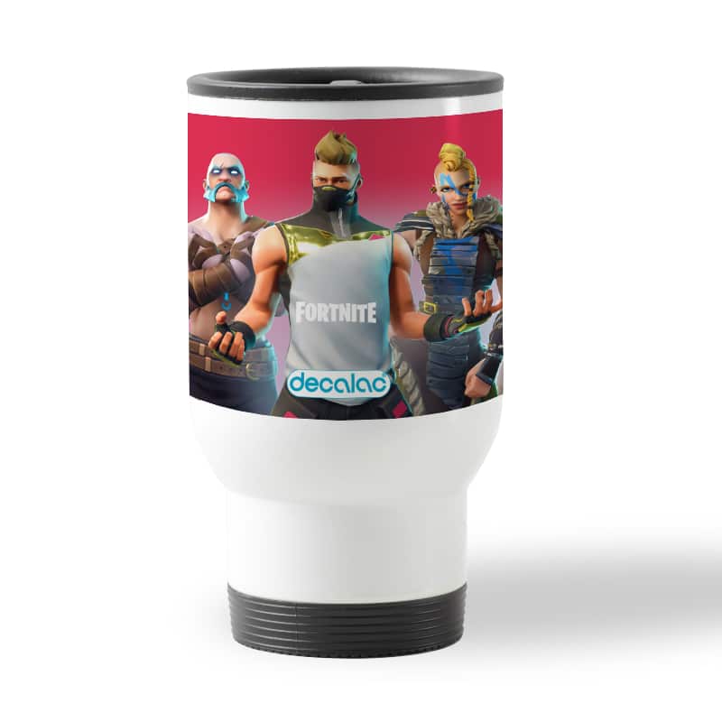 كوب-قهوة-للسيارة-لون-ابيض-بتصميم-فورت-نايت-باتل-رويال-1