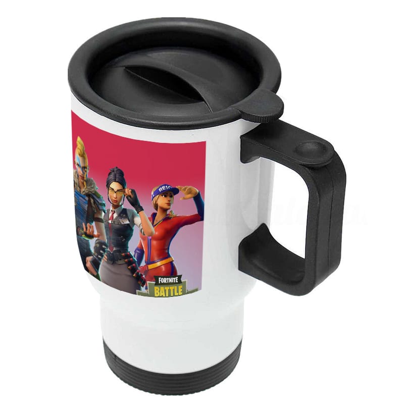 كوب-قهوة-للسيارة-لون-ابيض-بتصميم-فورت-نايت-باتل-رويال-3