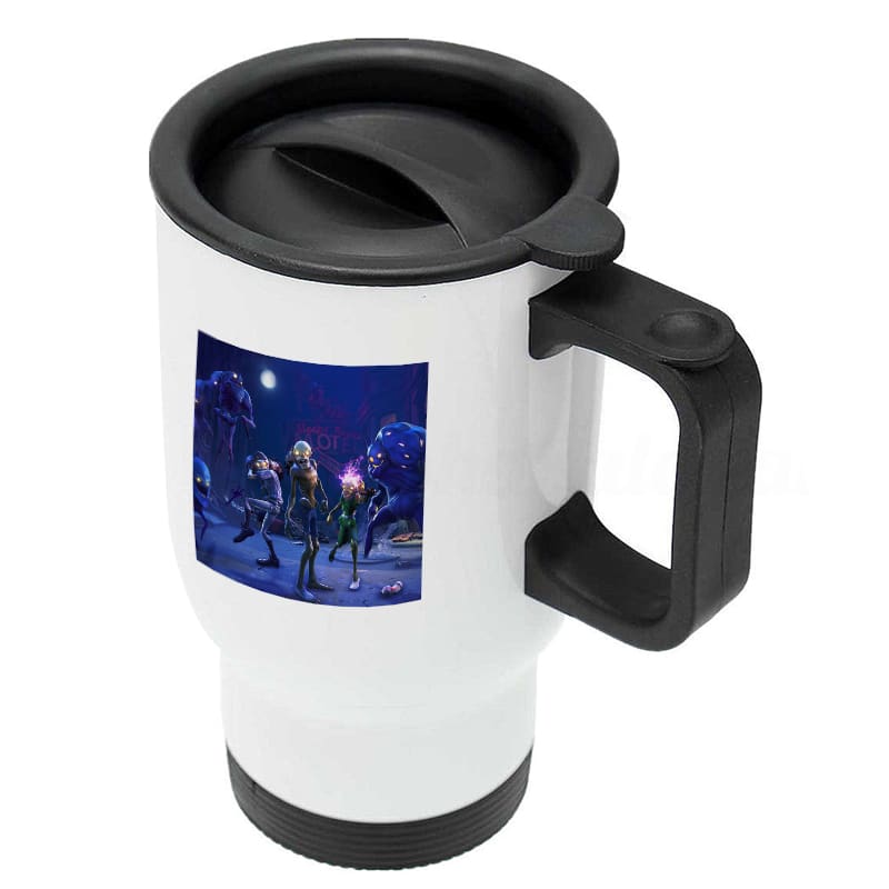 كوب-قهوة-للسيارة-لون-ابيض-بتصميم-فورت-نايت-زومبي-3