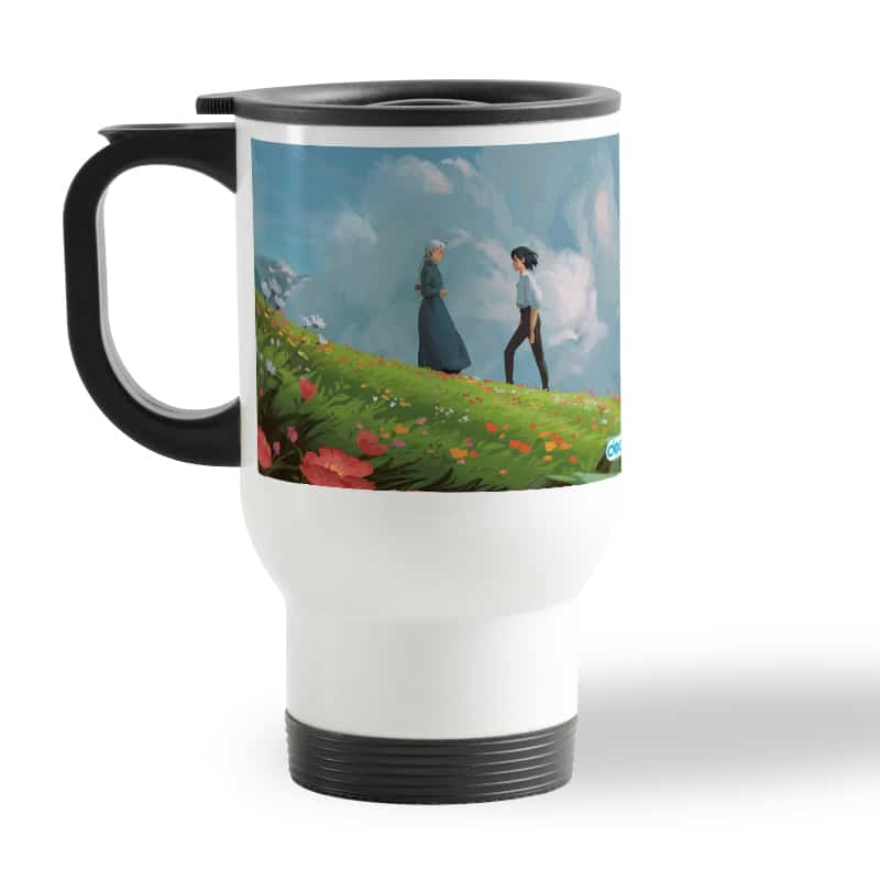 كوب-قهوة-للسيارة-لون-ابيض-بتصميم-قلعه-هاول-المتحركة-2