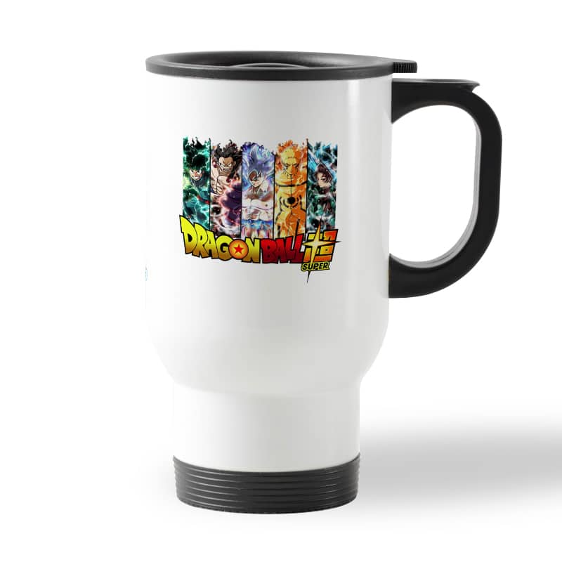 كوب قهوة للسيارة لون ابيض بتصميم قوة الابطال كل الانميات كوب قهوة للسيارة لون ابيض بتصميم قوة الابطال كل الانميات