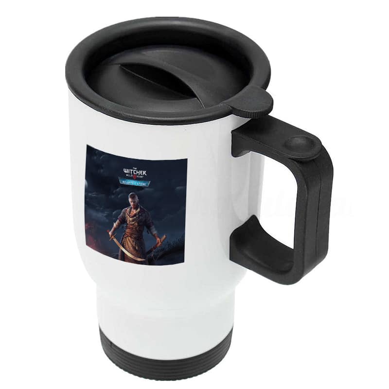 كوب-قهوة-للسيارة-لون-ابيض-بتصميم-مقاتل-ذا-ويتشر-3-وايلد-هانت-3