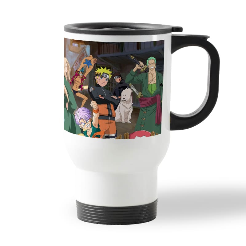 كوب قهوة للسيارة لون ابيض بتصميم ميدوريا وباكوغو واوول مايت كوب قهوة للسيارة لون ابيض بتصميم ميدوريا وباكوغو واوول مايت