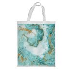 كيس هدايا حجم كبير بتصميم أزرق ذهبي