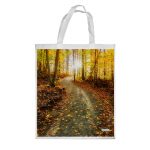 كيس هدايا حجم كبير بتصميم أوراق الخريف