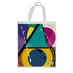 كيس هدايا حجم كبير بتصميم اشكال هندسيه