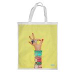 كيس هدايا حجم كبير بتصميم اكسسوارات يد امرأة