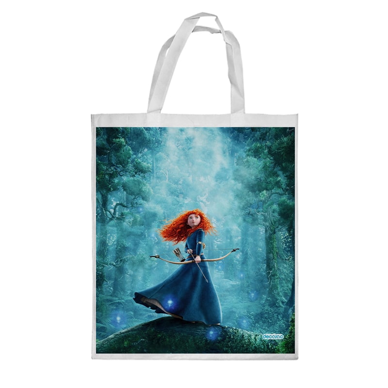 كيس هدايا حجم كبير بتصميم الأميرة ميريدا مع القوس والسهم كيس هدايا حجم كبير بتصميم الأميرة ميريدا مع القوس والسهم