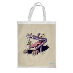 كيس هدايا حجم كبير بتصميم التمساح والصوص