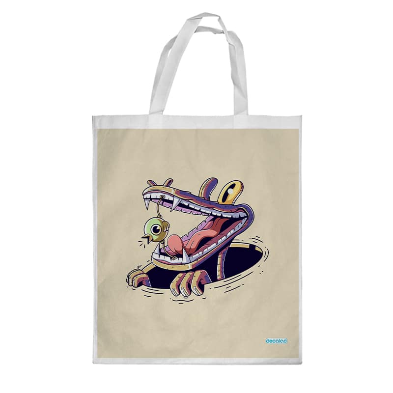 كيس هدايا حجم كبير بتصميم التمساح والصوص كيس هدايا حجم كبير بتصميم التمساح والصوص