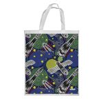 كيس هدايا حجم كبير بتصميم الفضاء الخارجي