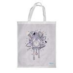 كيس هدايا حجم كبير بتصميم بيت العصفور