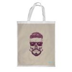 كيس هدايا حجم كبير بتصميم جمجمه انيقه