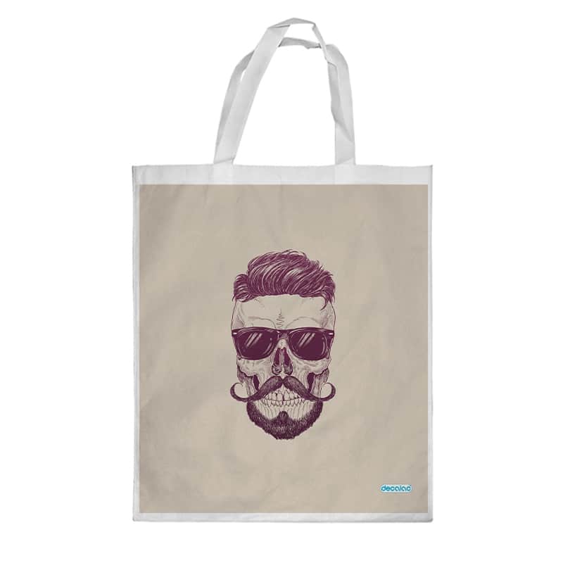 كيس هدايا حجم كبير بتصميم جمجمه انيقه كيس هدايا حجم كبير بتصميم جمجمه انيقه