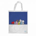 كيس هدايا حجم كبير بتصميم خط السعادة شخصيات BT21