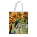 كيس هدايا حجم كبير بتصميم رسم الطبيعه