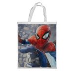 كيس هدايا حجم كبير بتصميم سبايدر مان اعلى البرج