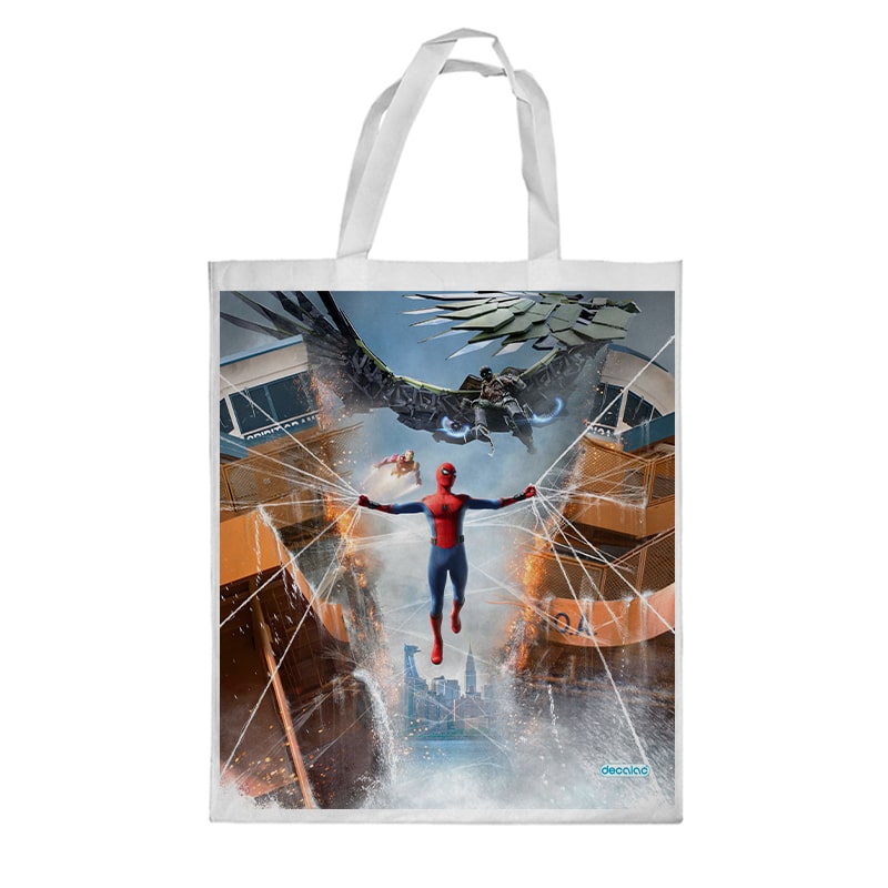 كيس هدايا حجم كبير بتصميم سبايدر مان ايرون مان كيس هدايا حجم كبير بتصميم سبايدر مان ايرون مان