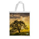 كيس هدايا حجم كبير بتصميم شجره الغروب