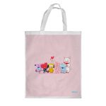 كيس هدايا حجم كبير بتصميم شخصيات BT21 المحبوبة