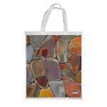 كيس هدايا حجم كبير بتصميم صخور ملونه