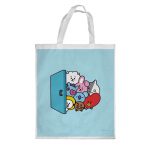 كيس هدايا حجم كبير بتصميم عائلة بانقتان شخصيات BTS