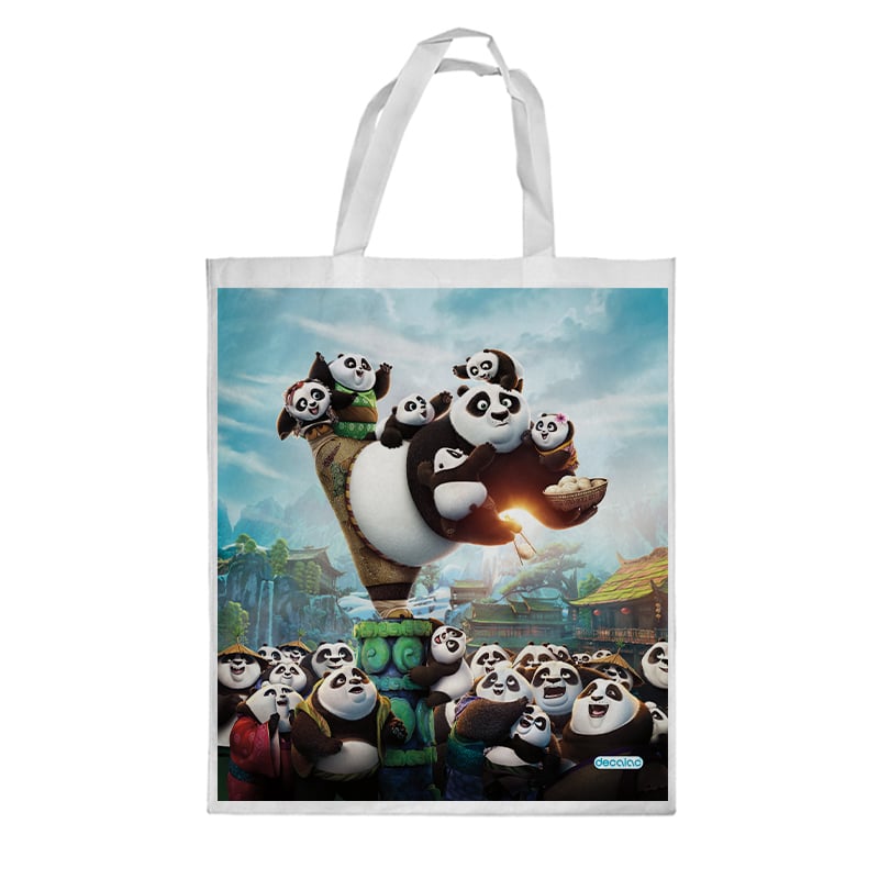 كيس هدايا حجم كبير بتصميم عائلة كونغ فو باندا كيس هدايا حجم كبير بتصميم عائلة كونغ فو باندا