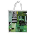 كيس هدايا حجم كبير بتصميم فن تجريدي