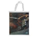 كيس هدايا حجم كبير بتصميم قتال مع العملاق الضخم هجوم العمالقة