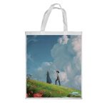 كيس هدايا حجم كبير بتصميم قلعه هاول المتحركة