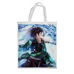 كيس هدايا حجم كبير بتصميم قوة تنفس الماء قاتل الشياطين