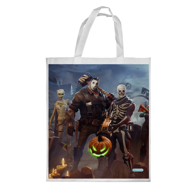 كيس هدايا حجم كبير بتصميم هالوين فورت نايت كيس هدايا حجم كبير بتصميم هالوين فورت نايت