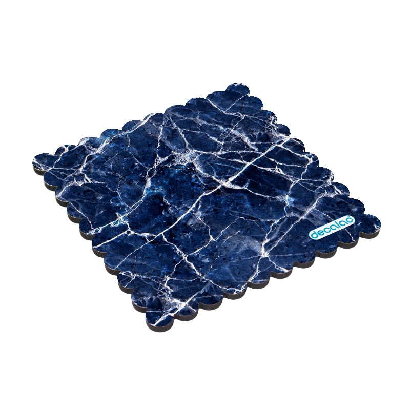 لبادة كوب الشاي او القهوة بتصميم أزرق وأبيض لبادة كوب الشاي او القهوة بتصميم أزرق وأبيض