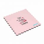 لبادة كوب الشاي او القهوة بتصميم الأجازه