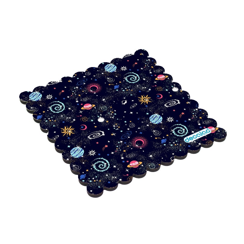 لبادة كوب الشاي او القهوة بتصميم الفضاء والمجرة لبادة كوب الشاي او القهوة بتصميم الفضاء والمجرة