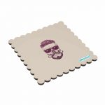 لبادة كوب الشاي او القهوة بتصميم جمجمه انيقه