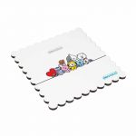 لبادة كوب الشاي او القهوة بتصميم خط السعادة شخصيات BT21