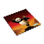 لبادة كوب الشاي او القهوة بتصميم ركله كونغ فو باندا