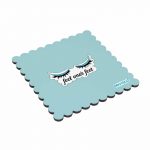 لبادة كوب الشاي او القهوة بتصميم رموش