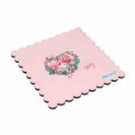 لبادة كوب الشاي او القهوة بتصميم زوجين الحب فلامنغو