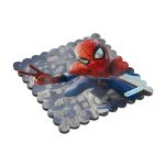 لبادة كوب الشاي او القهوة بتصميم سبايدر مان اعلى البرج