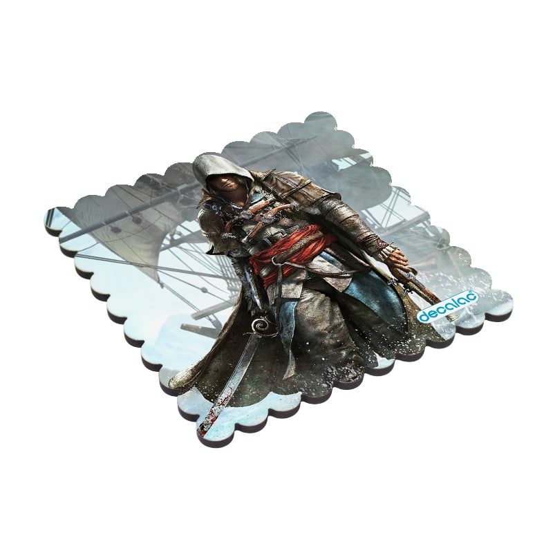 لبادة كوب الشاي او القهوة بتصميم قتال مع القراصنه أساسنز كريد لبادة كوب الشاي او القهوة بتصميم قتال مع القراصنه أساسنز كريد