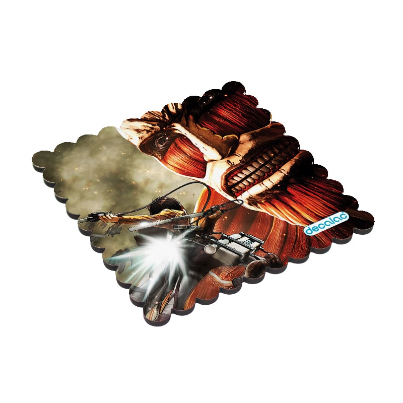 لبادة كوب الشاي او القهوة بتصميم قتال مع عملاق هجوم العمالقة لبادة كوب الشاي او القهوة بتصميم قتال مع عملاق هجوم العمالقة