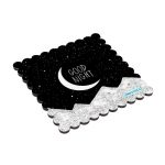 لبادة كوب الشاي او القهوة بتصميم ليله سعيده