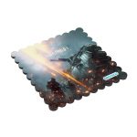 لبادة كوب الشاي او القهوة بتصميم مركبة قتالية باتلفيلد