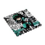 لبادة كوب الشاي او القهوة بتصميم ميدوريا مانجا أكاديميتي للأبطال