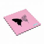 لبادة كوب الشاي او القهوة بتصميم نصف فراشة