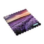 لبادة كوب الشاي او القهوة بتصميم ورود بنفسجيه