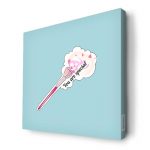 لوحة جدارية قماش كانفس باطار خشبي داخلي بتصميم أنت مميز